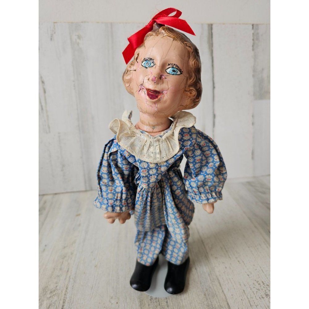 Vintage ideal baby snooks Frannie Bryce 1930 composition doll AS IS flexy